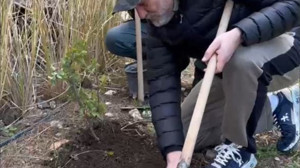 Hüsnü Şenlendirici Bal Ormanına Fidan Dikti