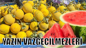 Edremit'te Kavun ve Karpuz Mevsimi Başladı