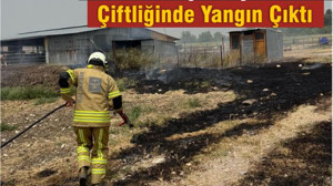 AK Parti İlçe Başkanının Çiftliğinde Yangın Çıktı