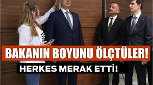 Sağlık Bakanının Boyunu Ölçtüler! İşte Nedeni
