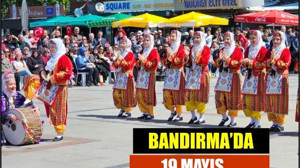 Bandırma'da 19 Mayıs Coşkuyla Kutlandı