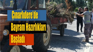 Çınarlıdere’de Bayram Hazırlıkları Başladı