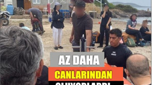 Ayvalık Maden Adası’nda Mahsur Kalan 27 Kişi Kurtarıldı