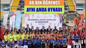 Balıkesir’de 48 Bin Öğrenciyle Oyun Şöleni!