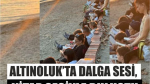 Altınoluk’ta Dalga Sesi, Kitap Sesiyle Buluştu