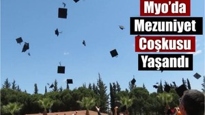 Edremit Myo’da Mezuniyet Coşkusu Yaşandı