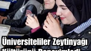 Zeytinyağının Tadına Üniversiteliler Vardı