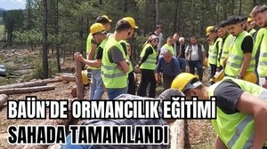 BAÜN’de Ormancılık Eğitimi Sahaya Taşındı