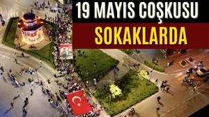 19 Mayıs Coşkusu Fener Alayı ile Taçlandı