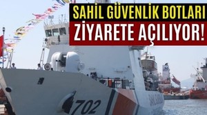 Sahil Güvenlik Botları Balıkesir'de Halkın Ziyaretine Açılıyor