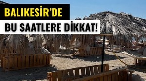 Balıkesir’de Hangi Saatlerde Denize Girilmemeli?