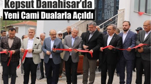 Kepsut Danahisar’da Yeni Cami Dualarla Açıldı