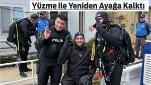 Yüzmeyle Ayağa Kalktı, Marmara'nın Derinliklerine Daldı!