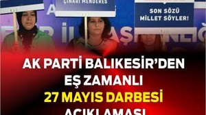 Balıkesir’de 27 Mayıs Darbesi’nin 65. Yılı Yarın Anılacak: AHP Meydanı’nda Eş Zamanlı Açıklama
