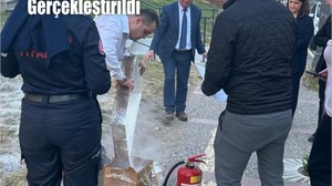 Bandırma PTT’ de Yangın Tatbikatı Gerçekleştirildi