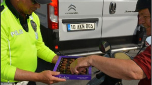 Bigadiç’te Trafik Haftası’na Tatlı Dokunuş