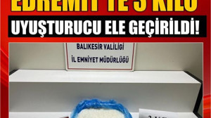 Edremit'te 3 Kilo Uyuşturucu Bulundu! Zehir Tacirlerine Geçit Yok