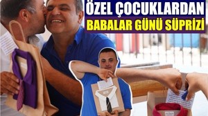 Ayvalık’ta Özel Çocuklar Babalarına Hediye Üretti