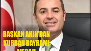Başkan Akın'dan Kurban Bayramı Mesajı