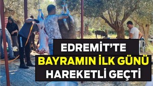 Edremit’te Kurbanlık Yoğunluğu