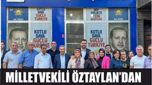AK Parti Balıkesir Milletvekili Öztaylan’dan Erdek Teşkilatına Bayram Ziyareti