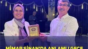 Çekilişle Heyecan, Plaketle Vefa: Mimar Sinan’da Anlamlı Gece