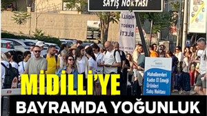 Midilli’ye Bayramda Yoğunluk Azaldı