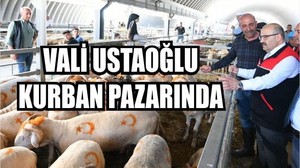 Vali İsmail Ustaoğlu’ndan Kurban Pazarı Ziyareti
