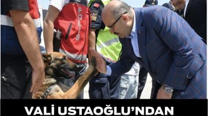Vali Ustaoğlu’ndan Yol Kontrol Noktasına Bayram Ziyareti