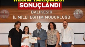 Kurtdereli Mehmet Pehlivan Resim Yarışmasında Ödüller Sahiplerini Buldu
