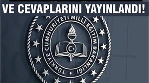 LGS Sınavı MEB Soru ve Cevapları Yayınlandı