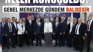 AK Parti Genel Merkezi’nde 'Gönen' İçin Buluşma
