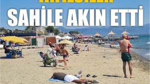 Akçay’da Sahiller Doldu: Tatilciler Plajlara Akın Etti