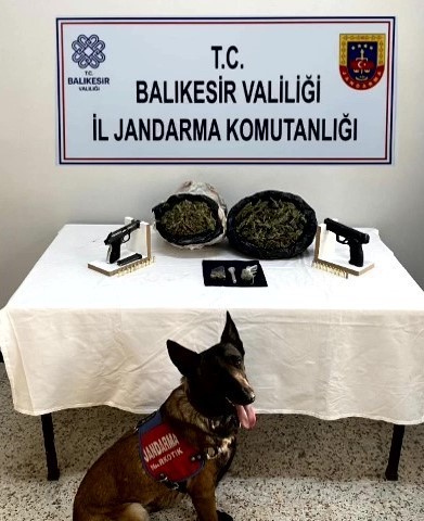 Edremit'te Jandarma Ekiplerinden Narkotik Operasyonu