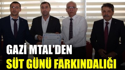 Gazi MTAL’den Süt Günü Farkındalığı
