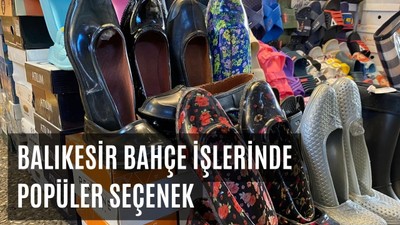 Balıkesir'de Bahçeye Giden Bakın Ne Giyiyor