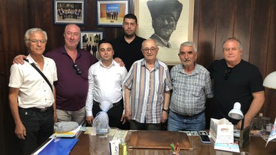 Genç Başkan Cahit Can Tekin’den Efsane Başkan Ziya Tan’a Ziyaret