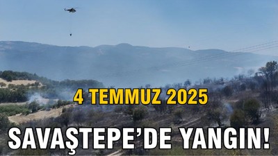 Savaştepe'de Çıkan Yangına Müdahale