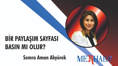 Bir Paylaşım Sayfası Basın mı Olur?