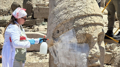 Nano kireç nedir? Nemrut Dağı’ndaki heykeller bu yöntemle onarılıyor