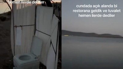 Cunda’da Manzaralı Tuvalet Sürprizi!