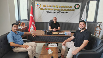 Sendika Başkanları Erzi ve Öztürk Bir Araya Geldi