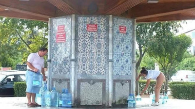 Tatlısu Çeşmeleri Kurudu! Sadece 4 Noktadan Su Akacak