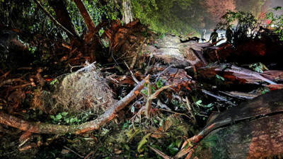 Rize'de heyelan nedeniyle kapanan yol ulaşıma açıldı