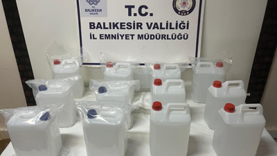Edremit’te 60 Litre Kaçak Etil Alkol Ele Geçirildi