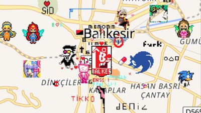 Balıkesir Haritası Çevrim İçi Piksel Sanatıyla Renkleniyor