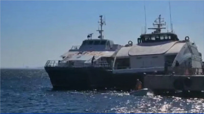 Balıkesir’deki Deniz Otobüsü Titanik Gibi Kayalıklara Çarptı: İşte Tahliye Anları