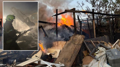Erdek’te Baraka Ev Yandı: Hasar Öyle Böyle Değil!