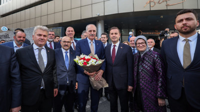 TBMM Başkanı Kurtulmuş Balıkesir Büyükşehir Belediyesi’ni ziyaret etti