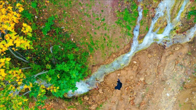 Balıkesir'de 20 yıl önce kuruyan pınar depremden sonra tekrar aktifleşti